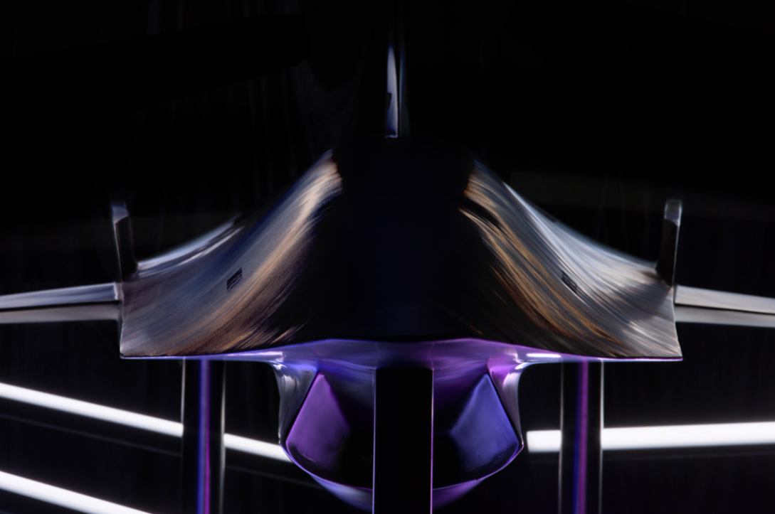 A photo of a hypersonic aircraft.