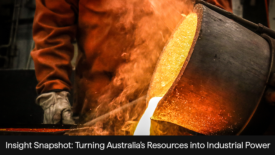 A photo of a metals processing facility.