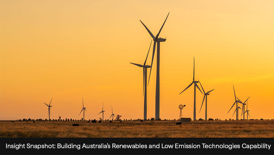 A photo of a wind farm in Australia.