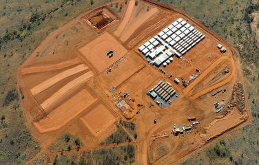 An aerial photo of the Nolans Project.