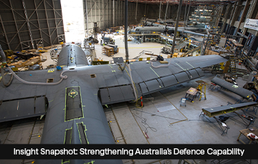 A photo of an aircraft manufacturing facility.