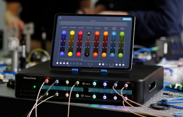 A photo of Liquid Instuments' Moku:Delta device.